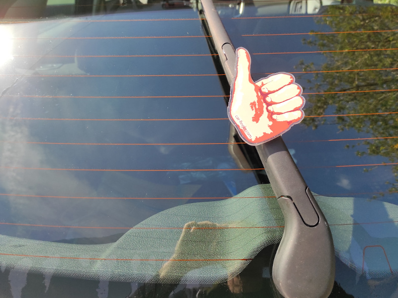 Car sticker rear window