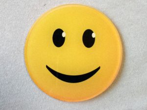 Smiley sticker for your car image